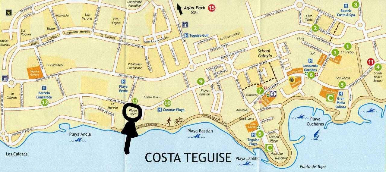 Beautiful Studio On The Seafront Costa Teguise Eksteriør billede